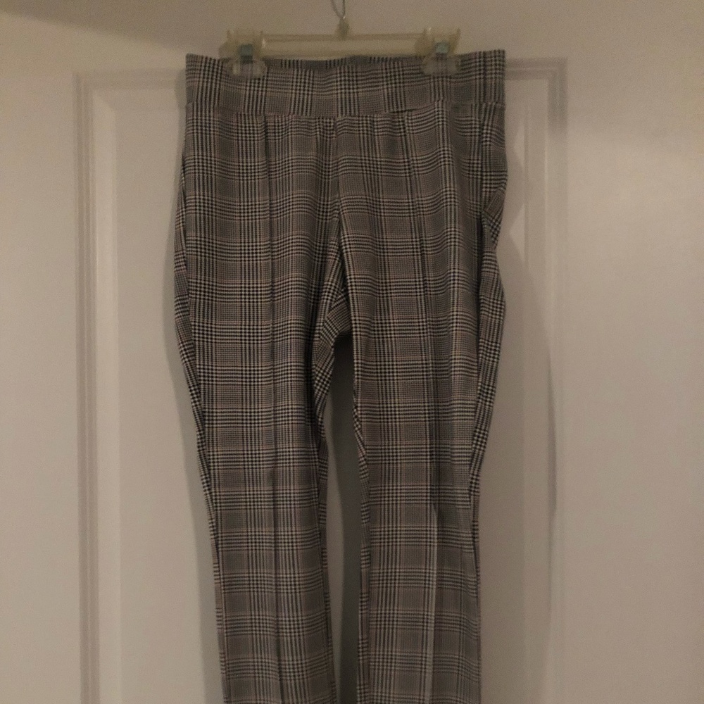 Old Navy Stevie High Rise Plaid Stretchy Pants, Size S